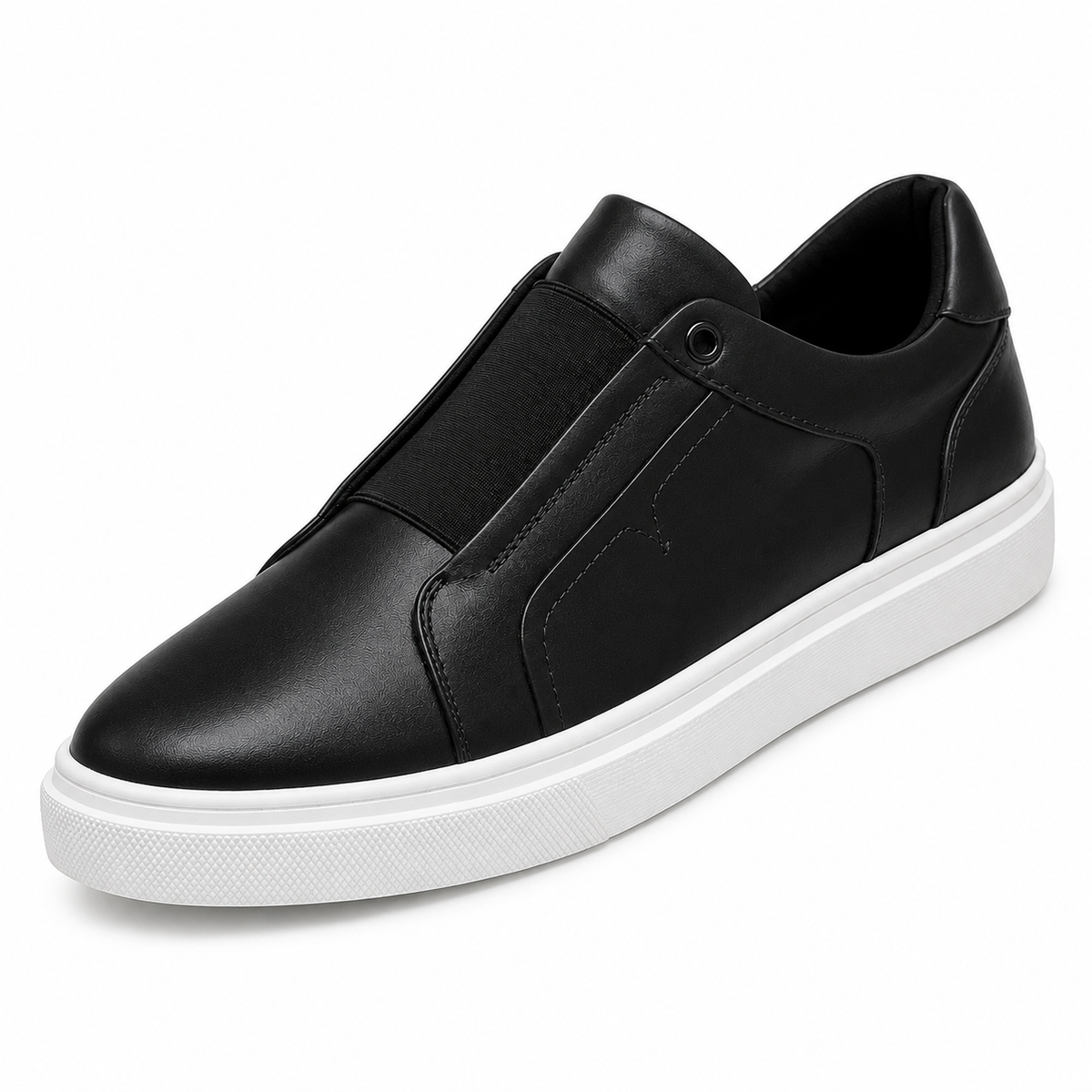 Sapatilhas Slip-On Drevo em Pele Genuína