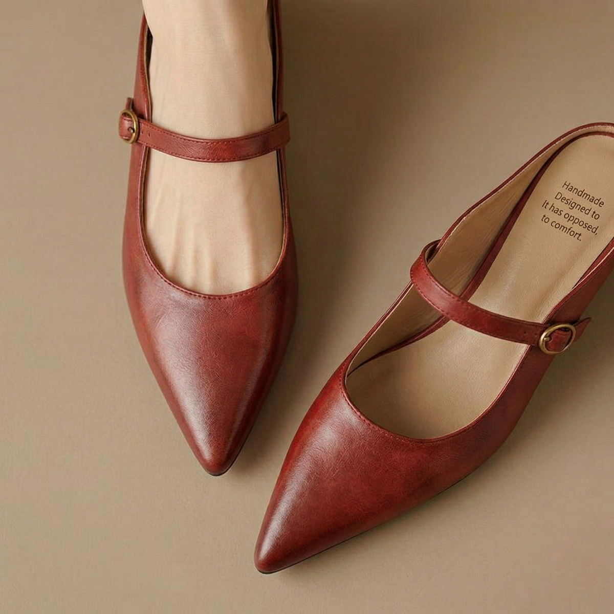 Mules Neok de cuero genuino