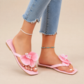 Orchid Teenschoenen met Vierkante Neus en Bloemenprint