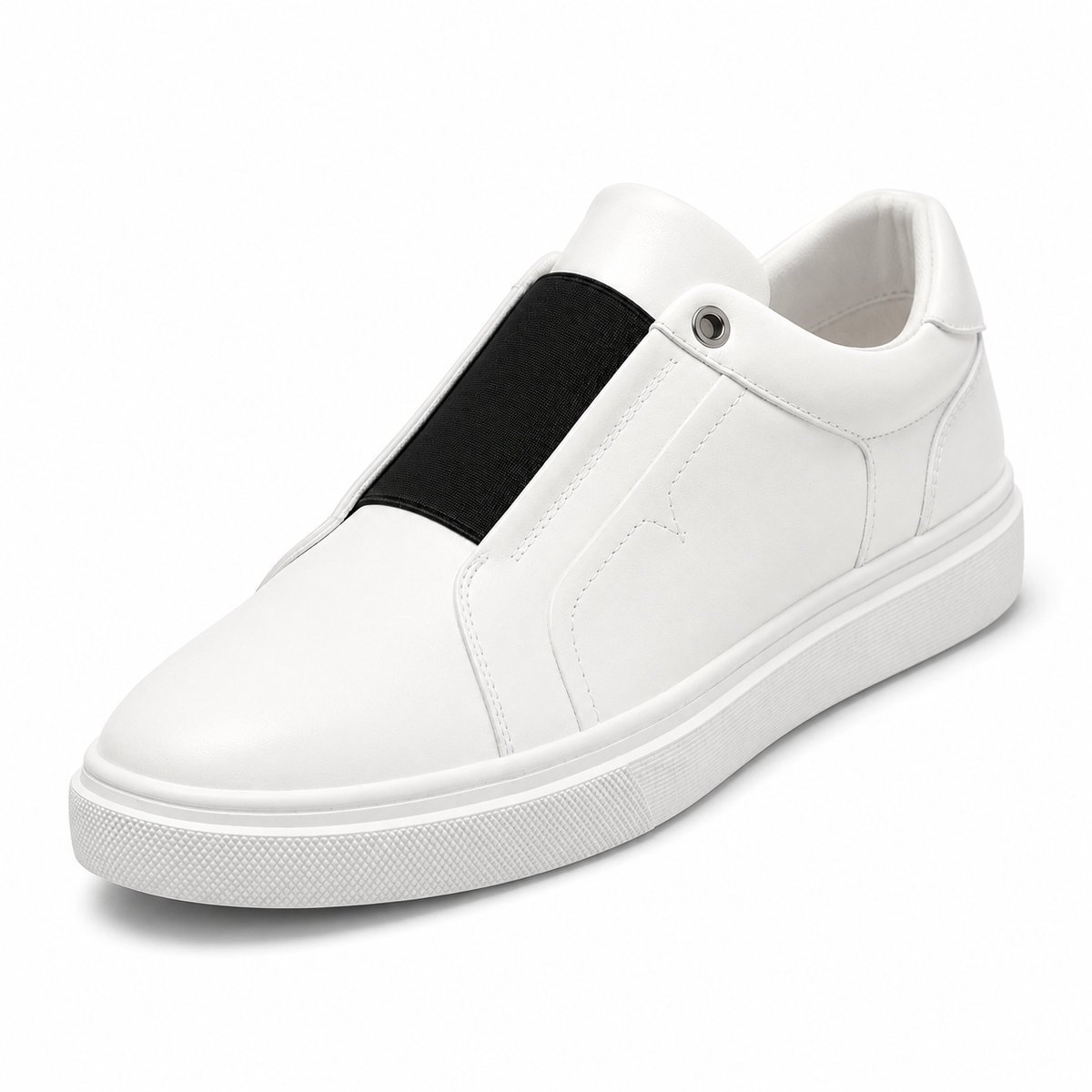 Sapatilhas Slip-On Drevo em Pele Genuína