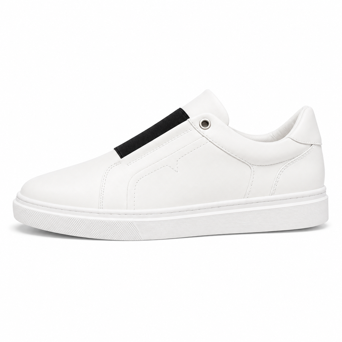 Sapatilhas Slip-On Drevo em Pele Genuína