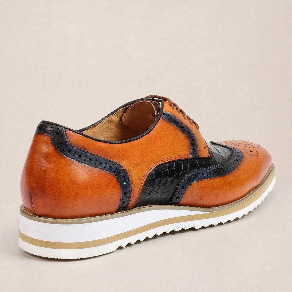 Zapatos Oxford Elison de cuero de vaca con cordones