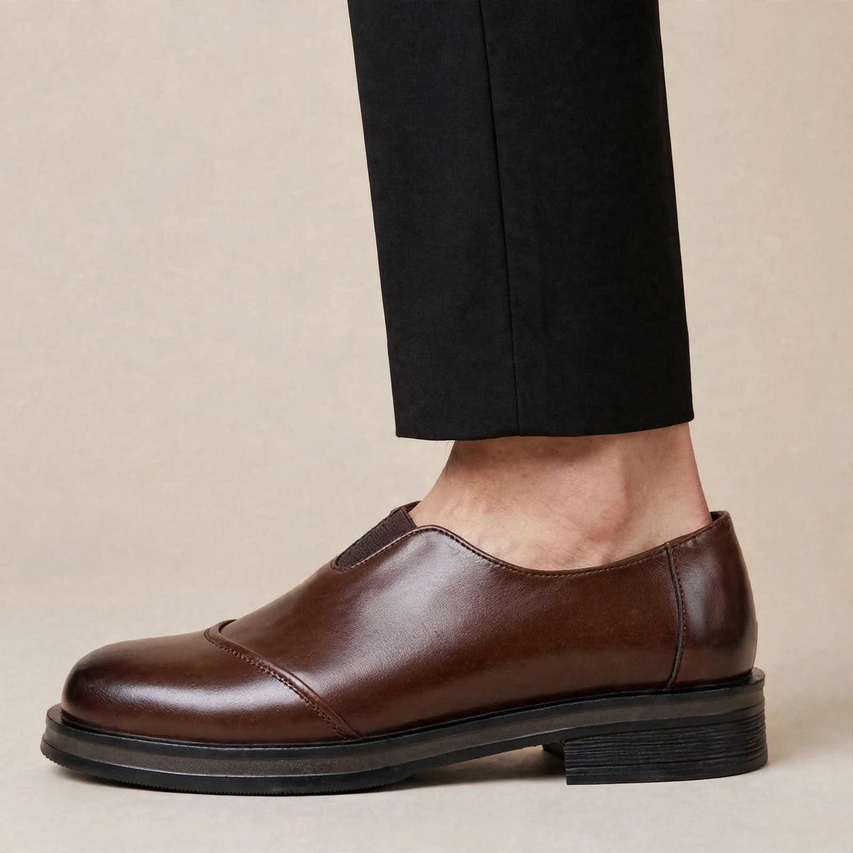 Mocasines Adrian de cuero genuino