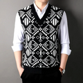 Il gilet da maglione pigro