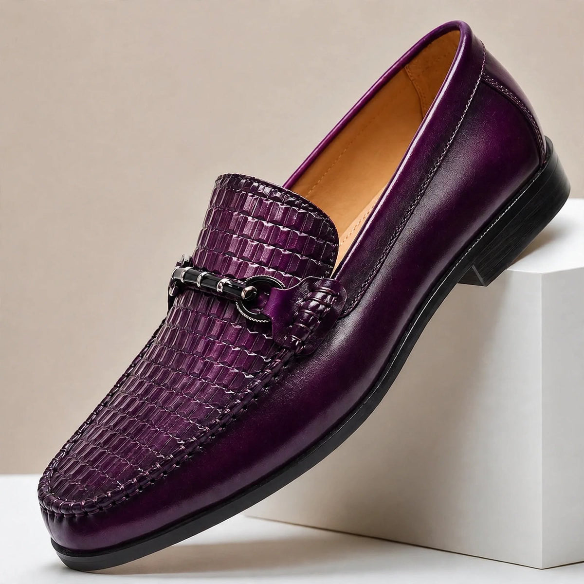Stratford Loafers i Ko-skinns