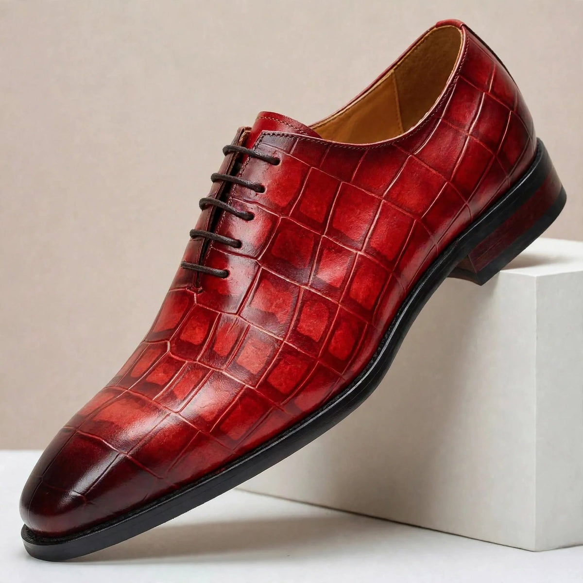 Zapatos Balenti de piel de vaca