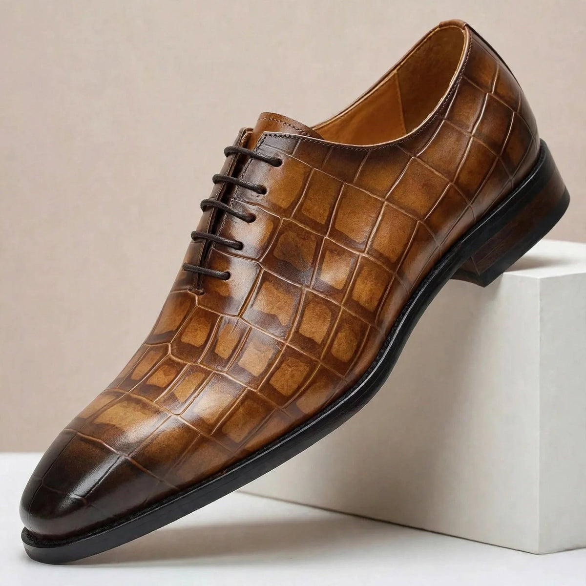 Zapatos Balenti de piel de vaca