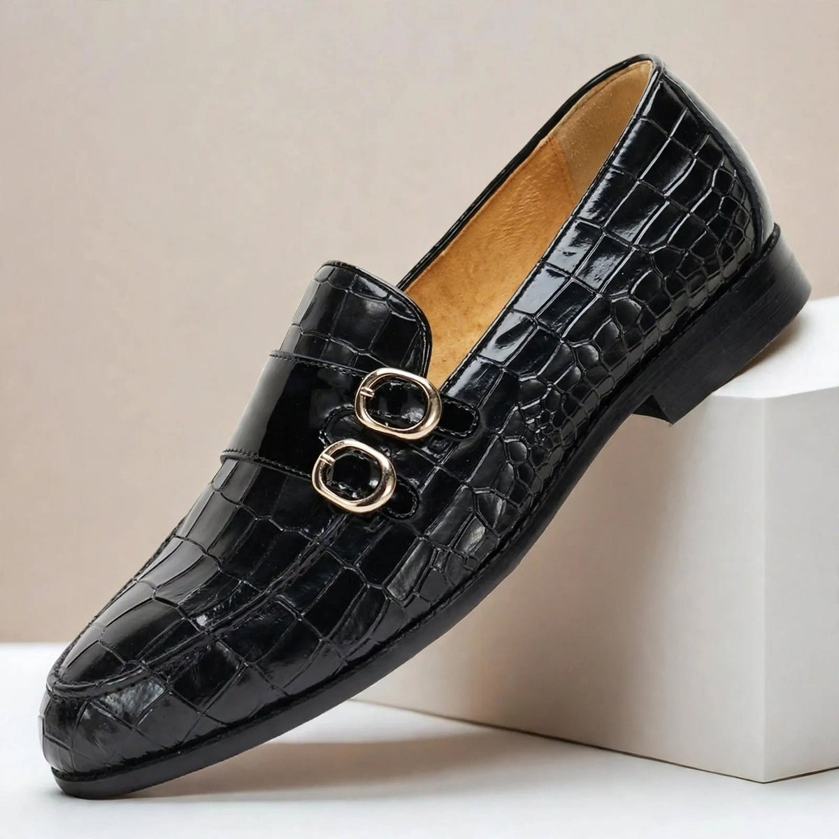 Lossi Cowhide Leather Loafers
