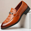 Rovian Slipper aus poliertem Leder mit Trensendetail