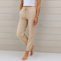 Pantalones Harlow transpirables de pierna ancha con cintura elástica