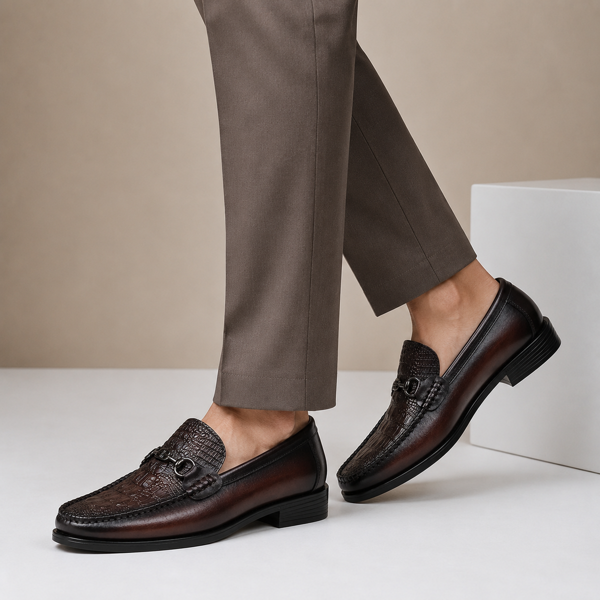Massaro Rindsleder-Loafer