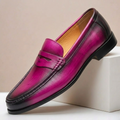 Santini loafers i koppeläder