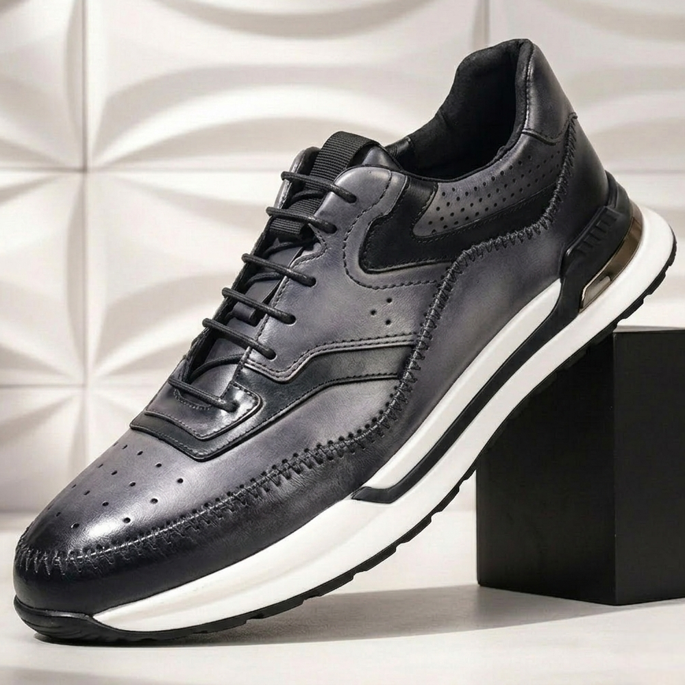 Salerno Sneakers i Nötläder