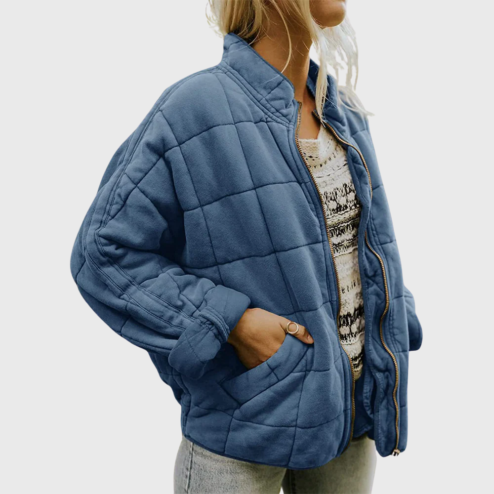Blouson aviateur matelassé zippé Fern