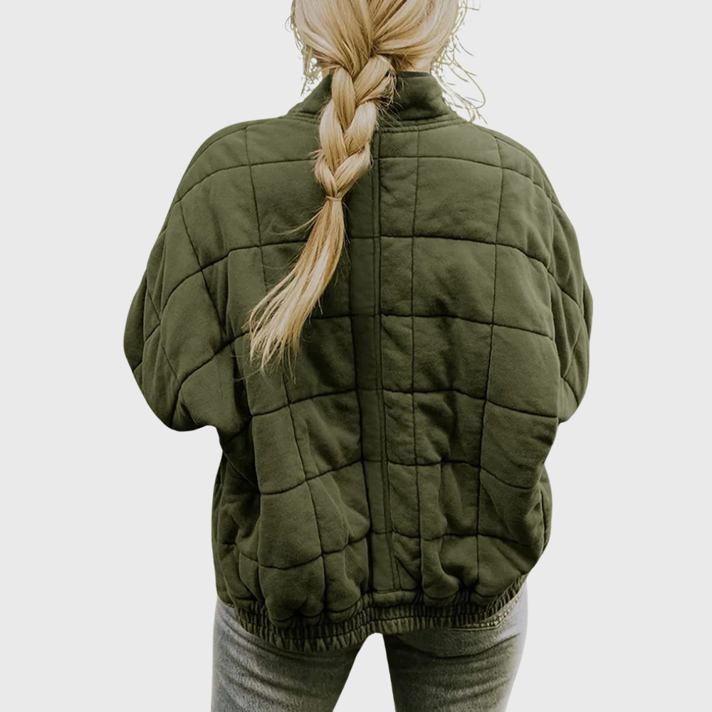 Blouson aviateur matelassé zippé Fern