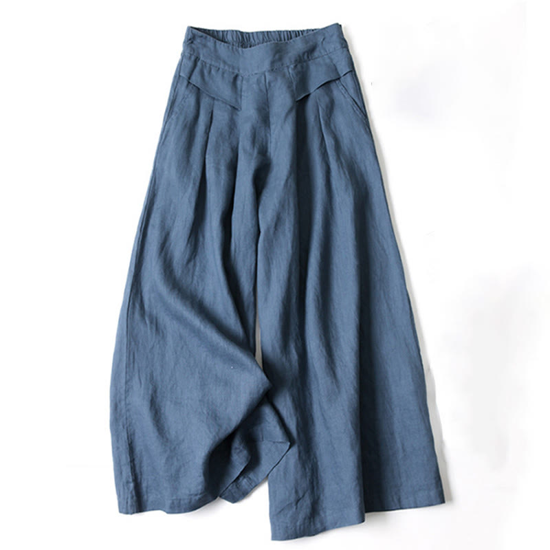Pantalones holgados de pierna ancha y cintura alta Bellamy