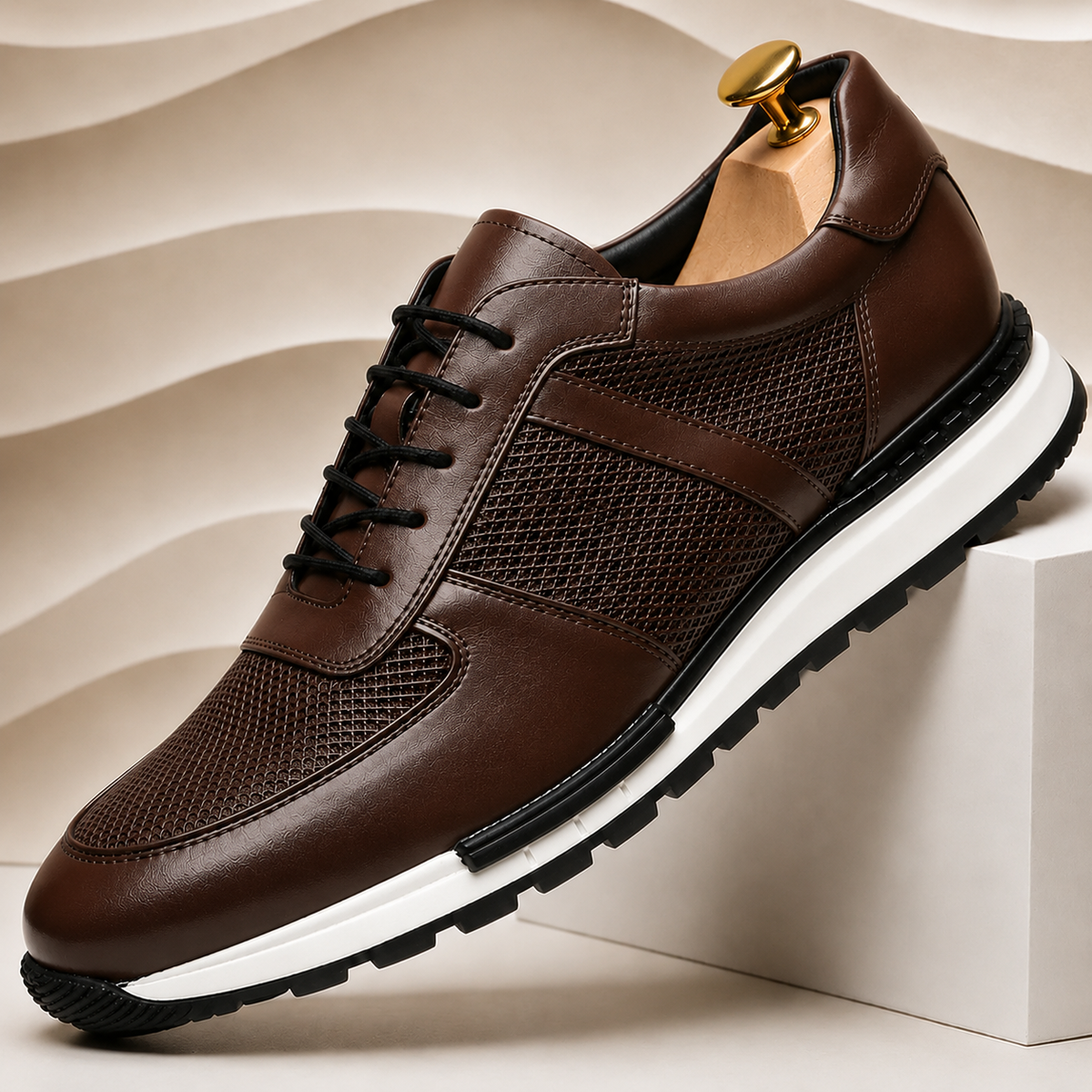 Raffaele Leder-Sneaker aus Rindsleder
