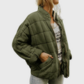 Blouson aviateur matelassé zippé Fern