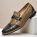 Vellano loafers i äkta läder