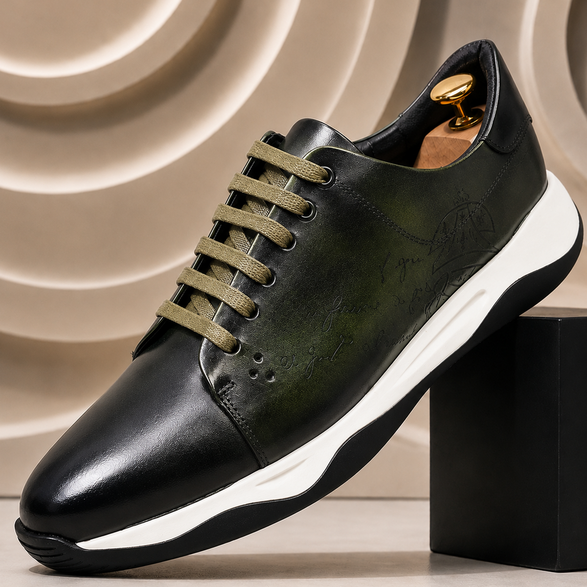 Dravani sneakers i koskinn