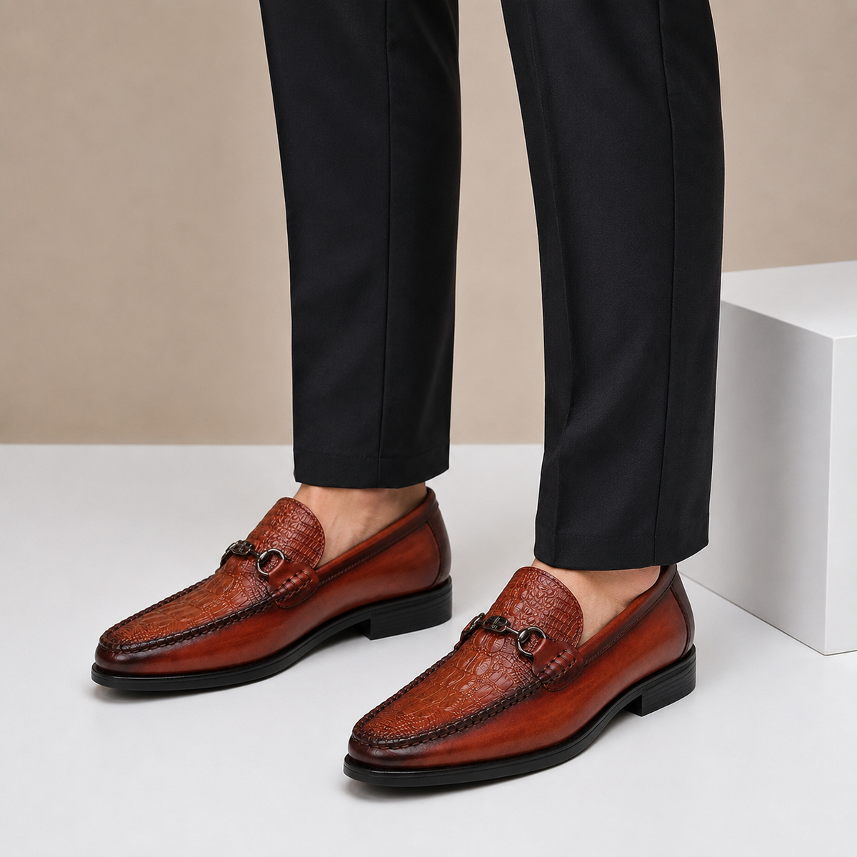 Massaro Rindsleder-Loafer