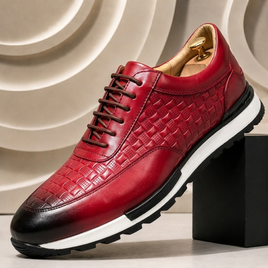 Costaro sneakers i koskinn