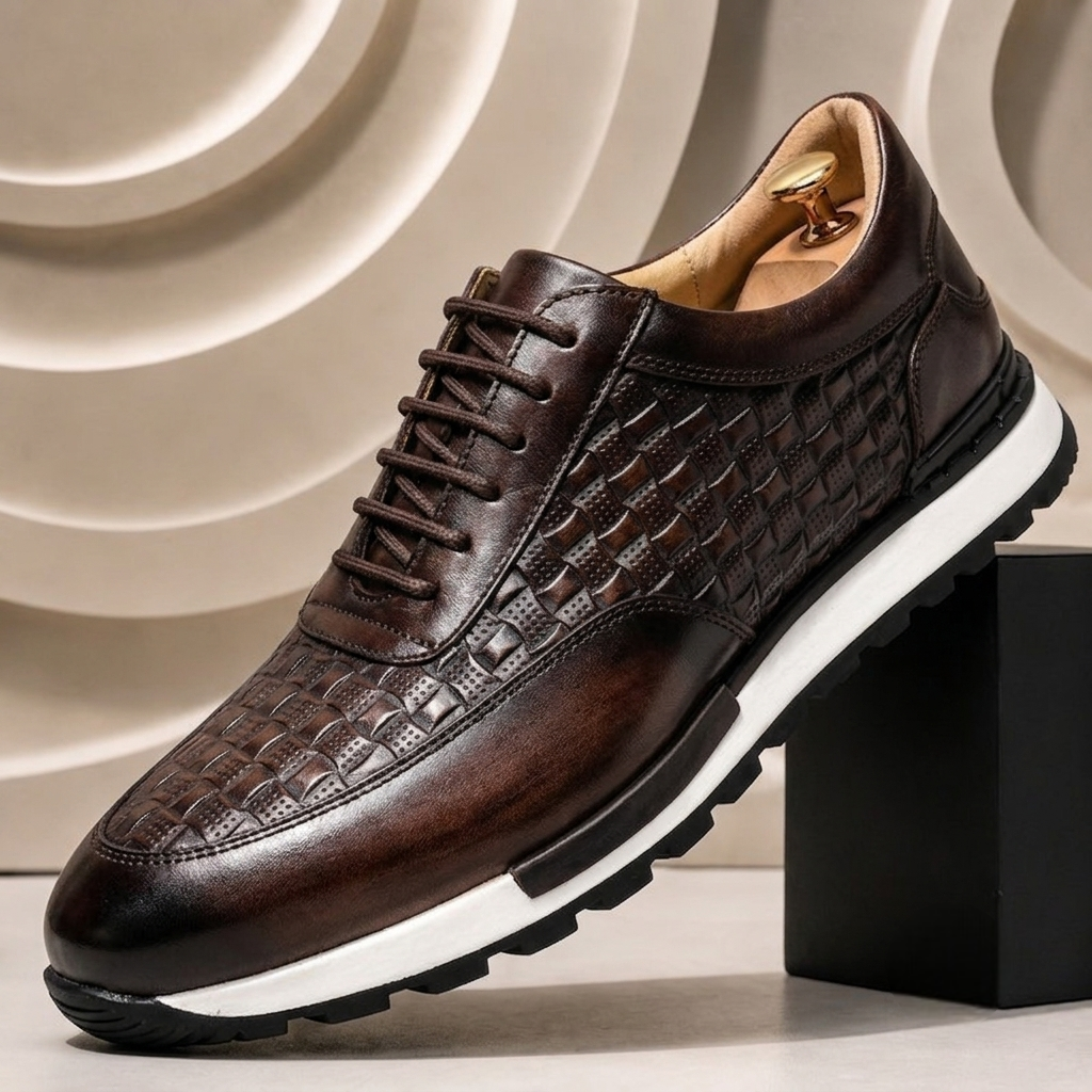 Costaro sneakers i koskinn