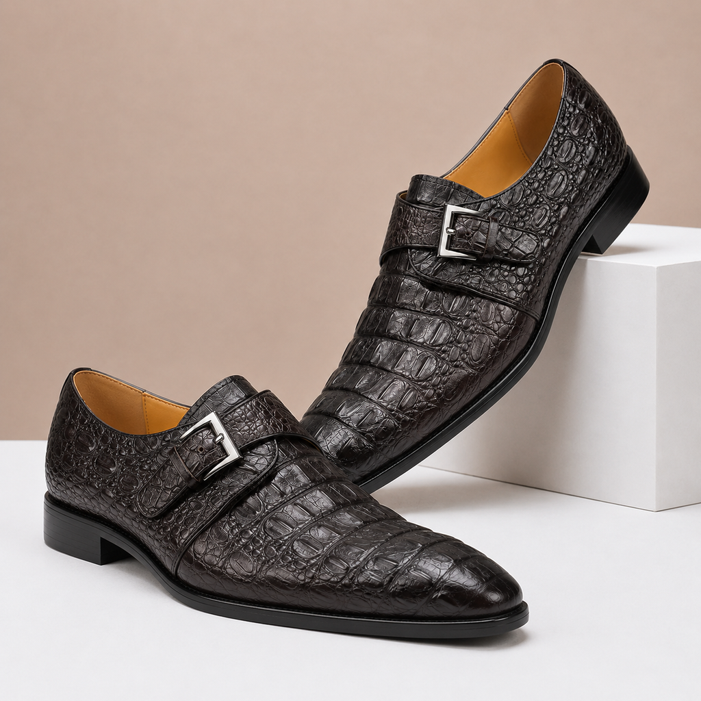 Scarpe Venturi in pelle di vacchetta