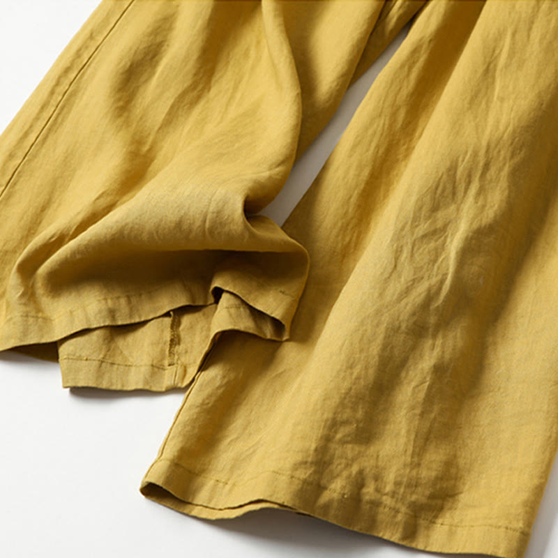 Pantalones holgados de pierna ancha y cintura alta Bellamy