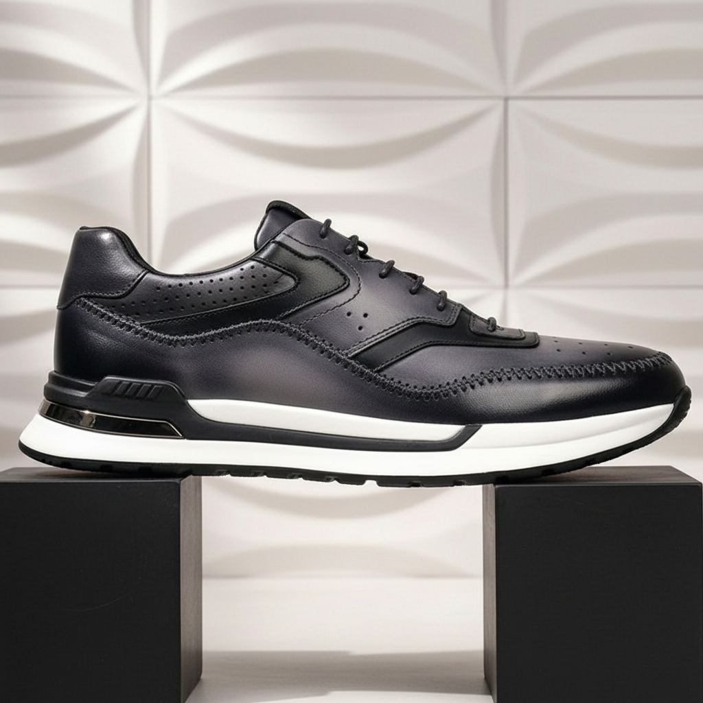 Salerno Sneakers i Nötläder