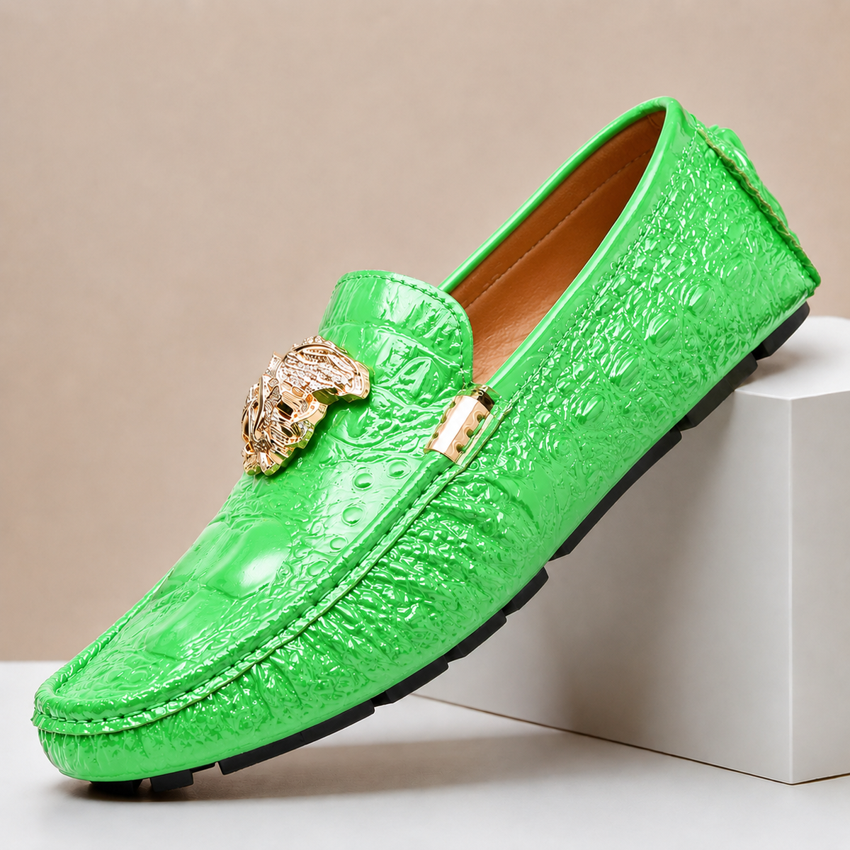 Morelli loafers i äkta läder