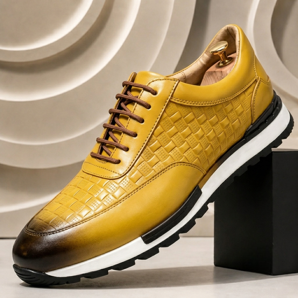 Costaro sneakers i koskinn