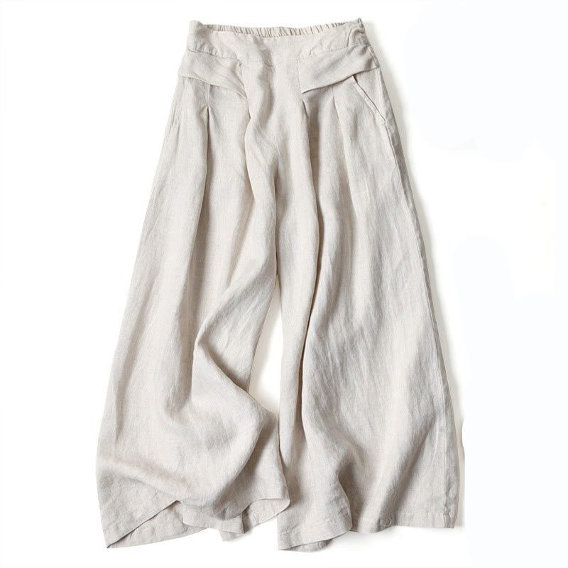 Pantalones holgados de pierna ancha y cintura alta Bellamy