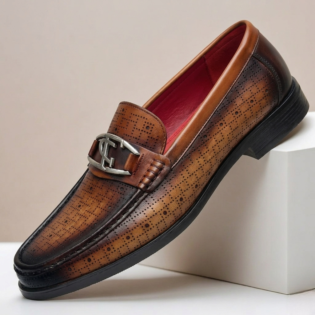 Dalmari Rindsleder-Loafer