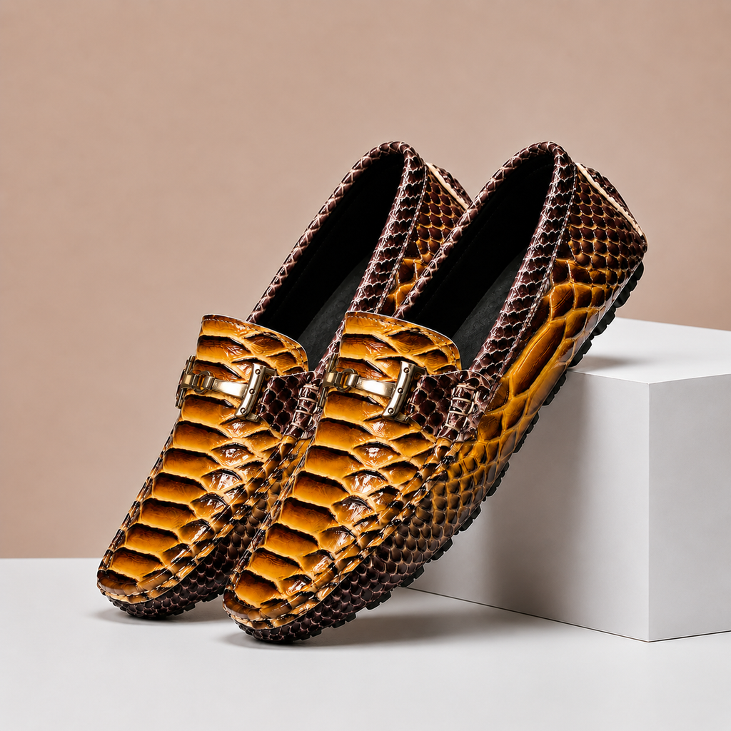Mocassins Grimaldi en cuir véritable