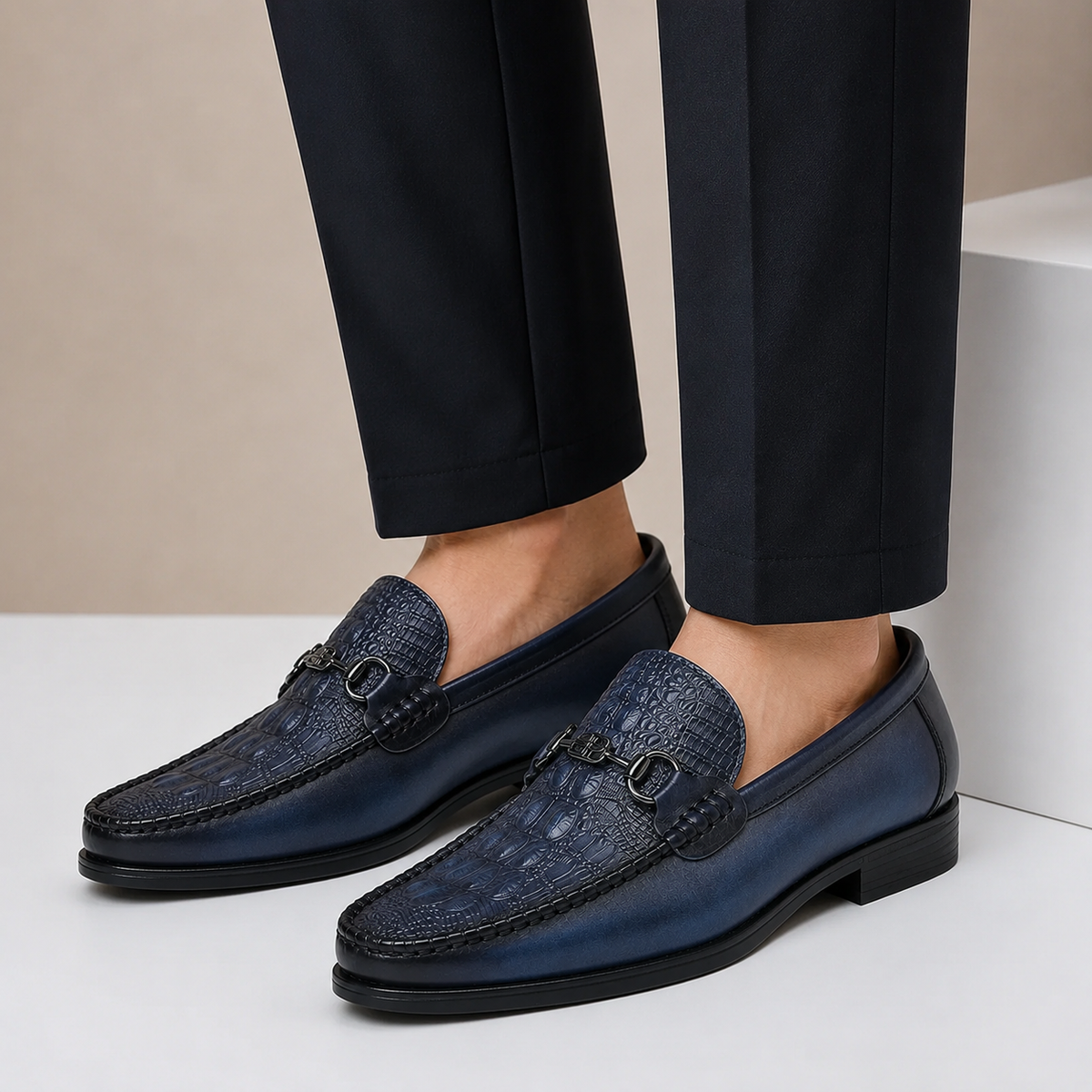 Massaro Rindsleder-Loafer