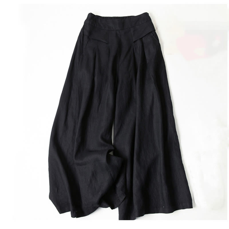Pantalones holgados de pierna ancha y cintura alta Bellamy