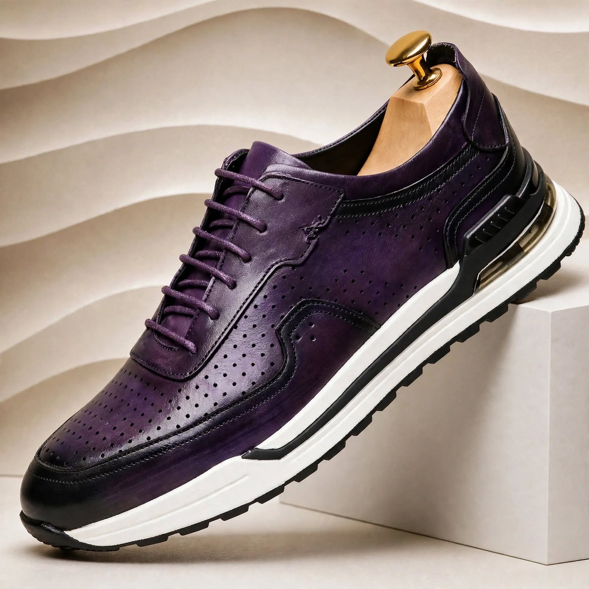 Sneakers Corsini in pelle di vacchetta