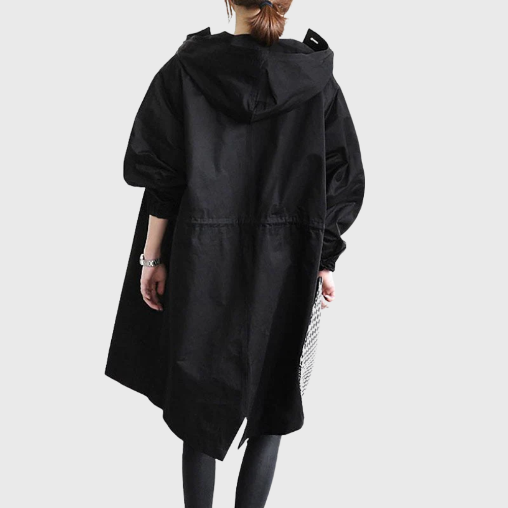 Gabardina impermeable con capucha Holly
