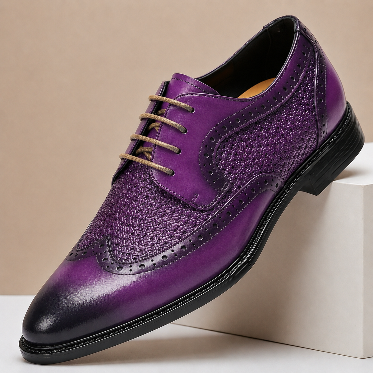Vassari Cowhide Leather Shoes