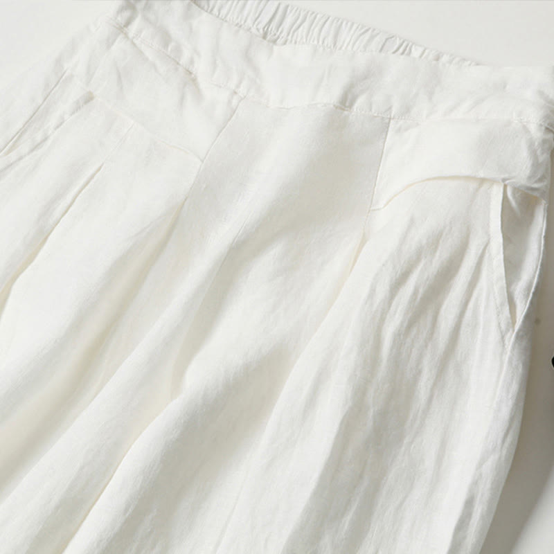 Pantalones holgados de pierna ancha y cintura alta Bellamy