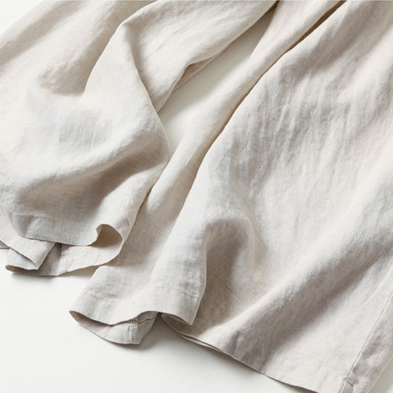 Pantalones holgados de pierna ancha y cintura alta Bellamy