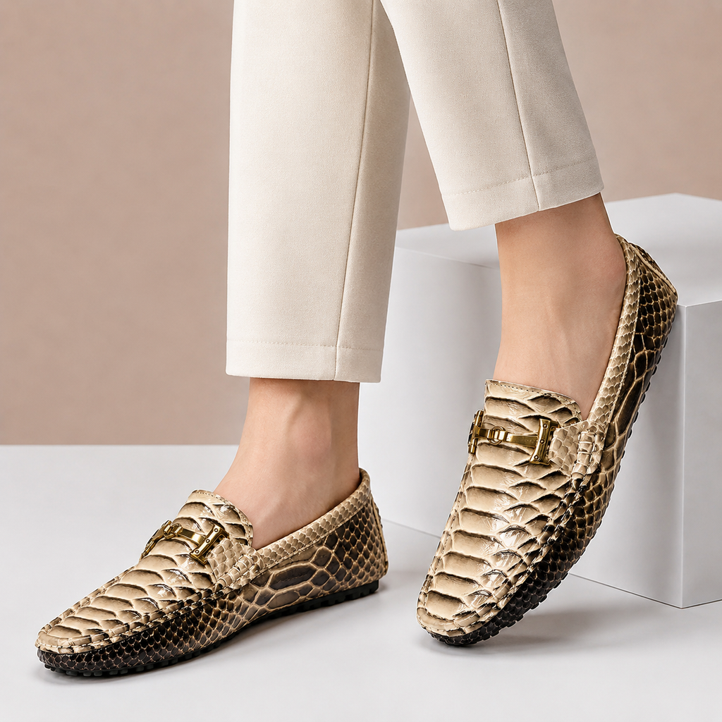 Mocassins Grimaldi en cuir véritable