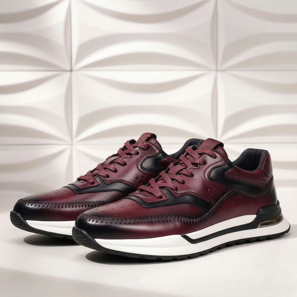 Salerno Sneakers i Nötläder