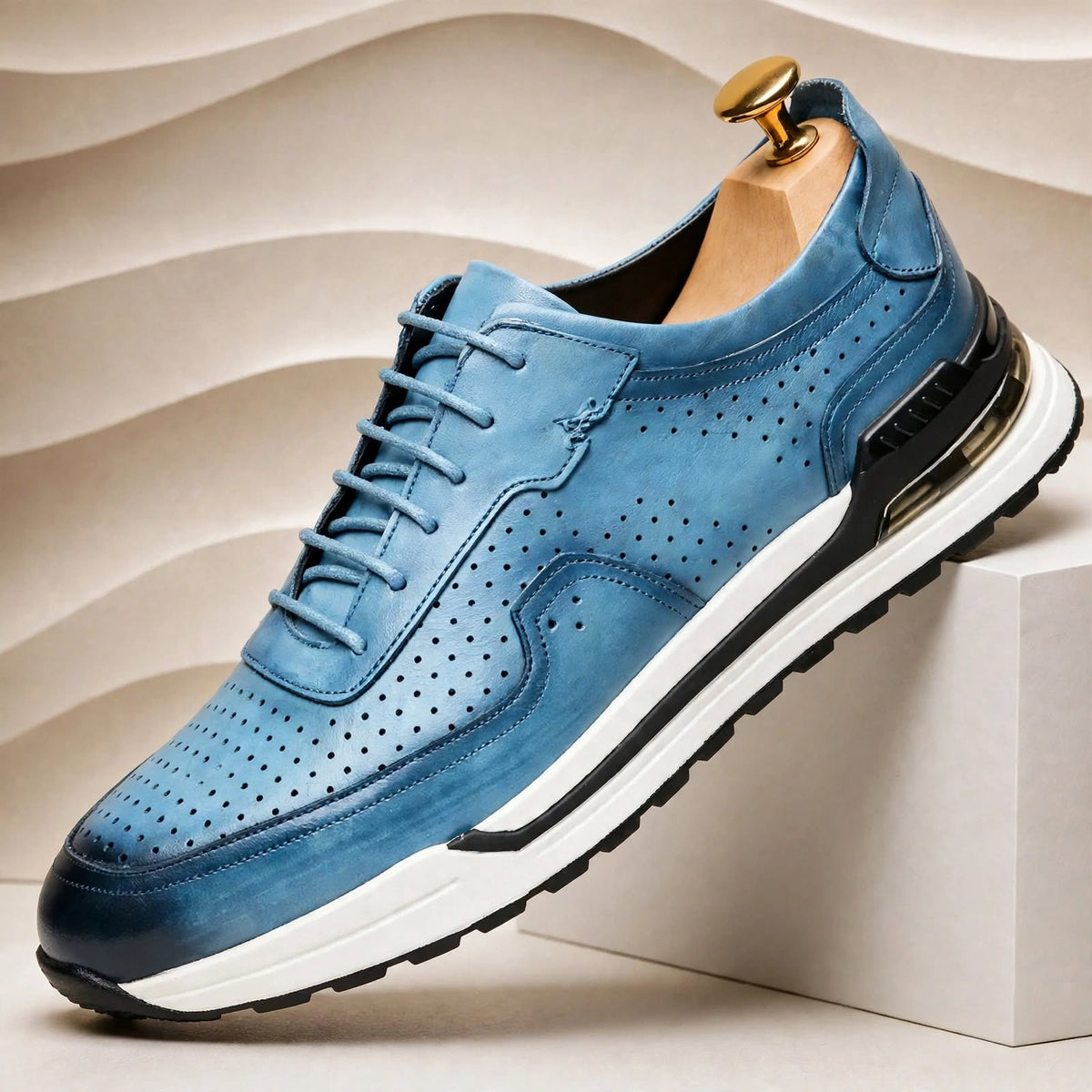 Sneakers Corsini in pelle di vacchetta