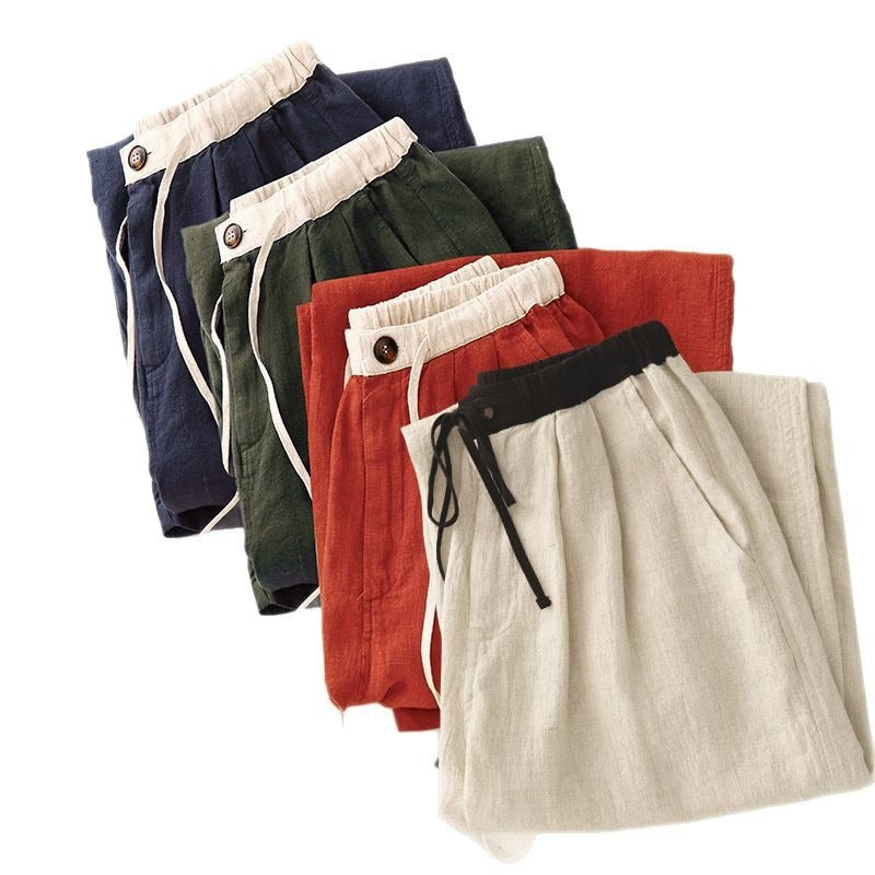 Pantaloni in lino Naiya