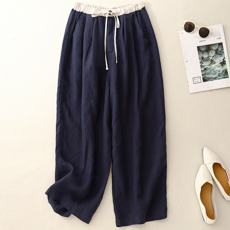 Pantaloni in lino Naiya