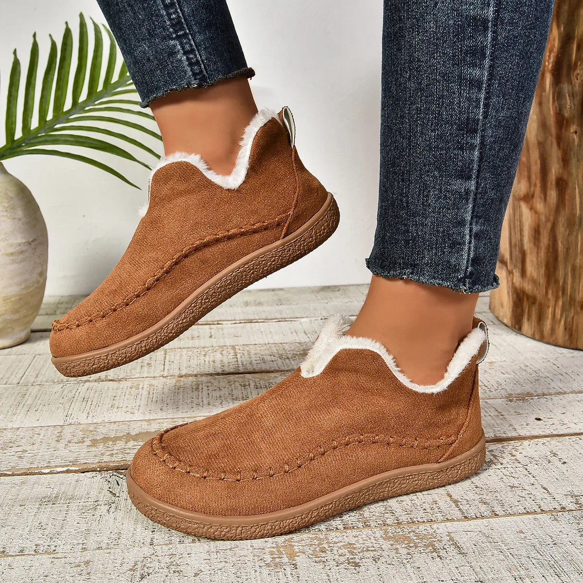 Janine | Orthopedische antislip enkellaarsjes voor dames