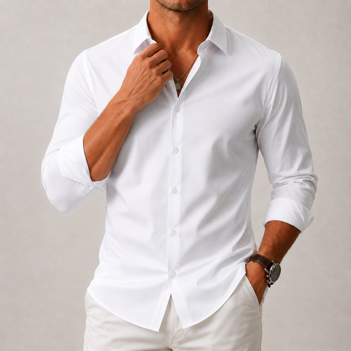 Camisa Social Antirrugas Devor