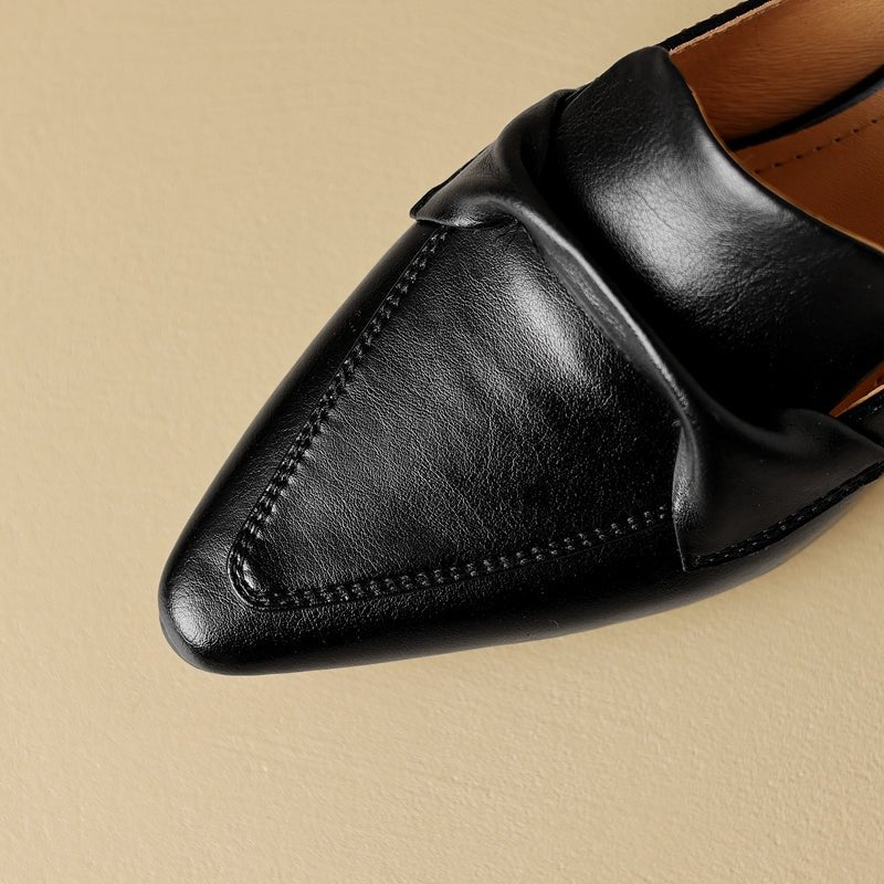 KATRINA LEATHER MULES - ARDEN ROVE